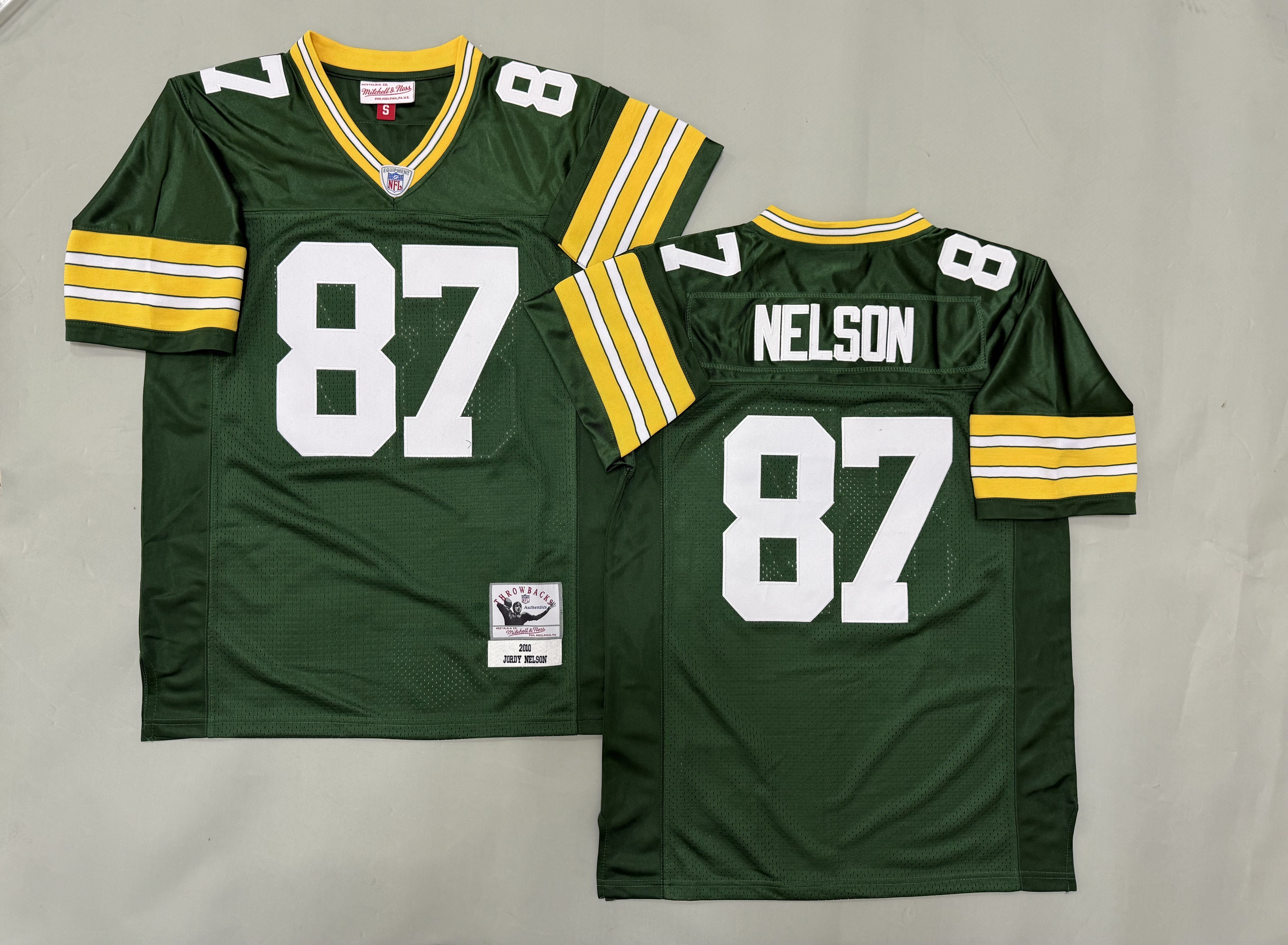 Men 2026 Green Bay Packers #87 Nelson Green Throwback Limited NFL Jersey style 01->los angeles chargers->NFL Jersey